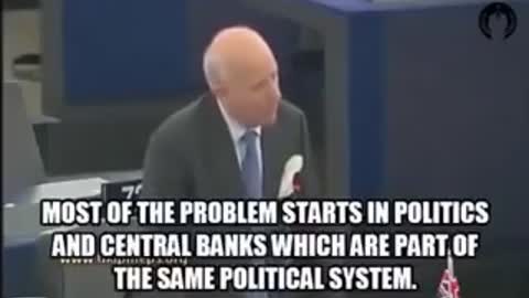 Rare footage of a politician telling the truth about bankers