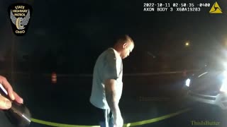 Ohio State Highway Patrol releases video of a drunk driver being arrested