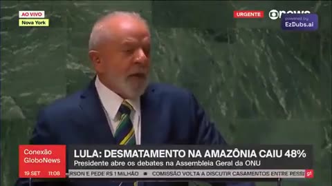 Wow President of Brazil speaking at the opening of the UN General Assembly today