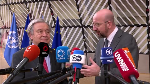United Nations: UN Chief with European Union and the United Nations