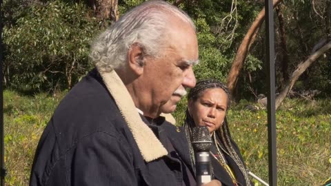 Uncle Ghillar Michael Anderson, Euahlayi Elder and last remaining co founder of the tent embassy, talks about 'the voice' referendum