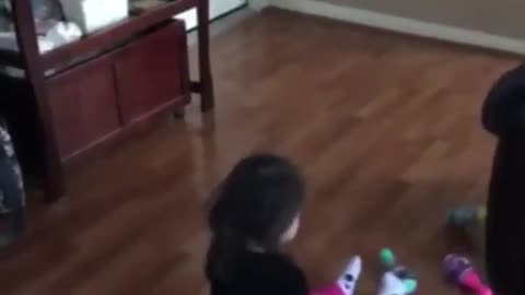 This Little Girl Plays Bowling By Her Own Rules