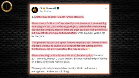 This Fud Is Distracting You From What's Really Coming - CZ