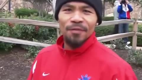 MANNY PACQUIAO SHOWS SCOTTISH ACCENT