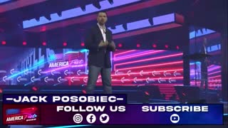 Jack Posobiec to his 4 year old son LIVE at TPUSA’s AMFEST: "Can a boy become a girl?” "No"