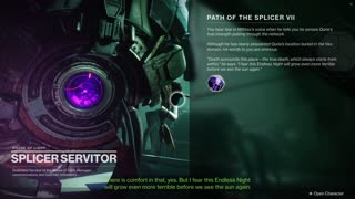 Destiny 2 - Season #14 - "Path of the Splicer VII" - 08/2021