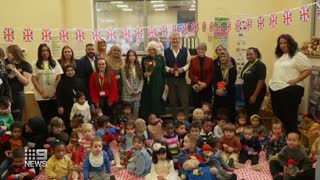 Queen Consort Camilla delivers Paddington Bears to kids in need