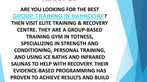 Best Group Training in Hahndorf