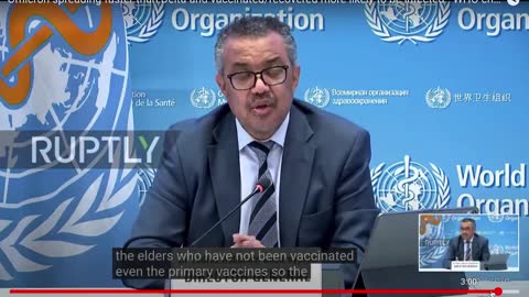 WHO Dr. Tedros 'Vaccine Boosters Kill Children'