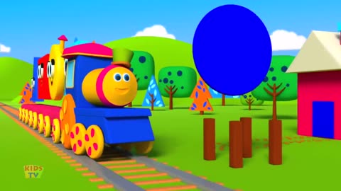 Build With Shapes | Shapes Train | | Learning Shapes For Children | Kids TV