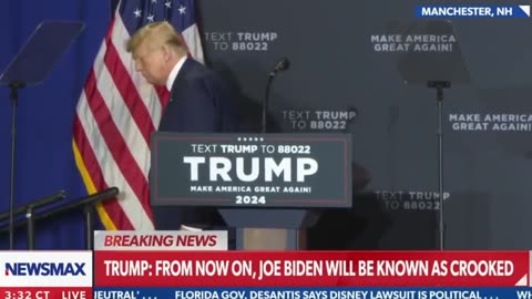 Trump Imitates Biden