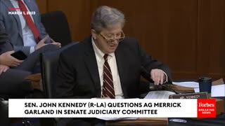 Senator John Kennedy Confronts Garland