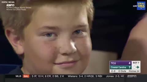 American boy's epic stare down video goes viral