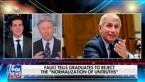 Rand Paul: Dr. Fauci Is the One Who Has ‘Normalized Untruths’