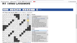 NY Times Crossword 19 Aug 23, Saturday