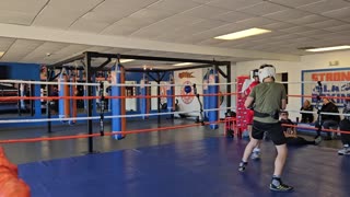 Joey sparring Jacob 4. 2/3/24