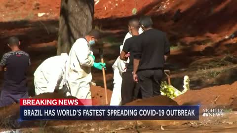 Brazil’s Coronavirus Outbreak Grows Amid Government Tension | NBC Nightly News