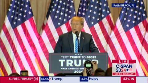 TRUMP: “They call it Super Tuesday for a reason. This was a big one!”