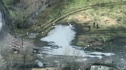 Ukrainian Artillery Takes Out Russians Who Poached Geese For Dinner With Commander