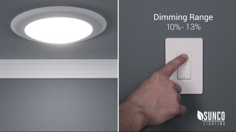 Sunco Lighting 24 Pack 5 Inch 6 Inch Flush Mount Disk LED Downlight