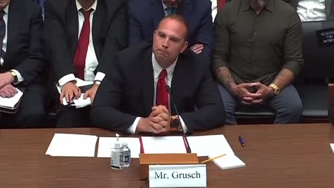 David Grusch Testimony on UAP before Congress