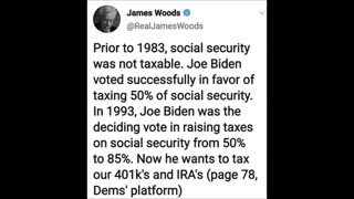 James Woods on Biden's crap