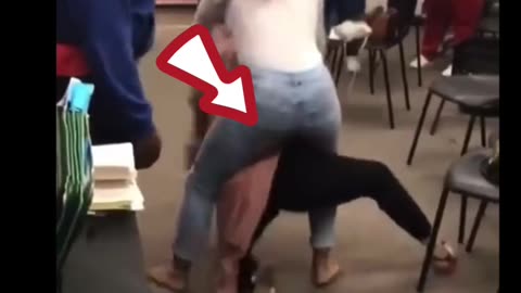 Student Whoops teachers ass. School Staff and Students Just Watch