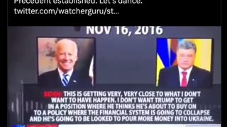 VICE President Biden's Ukraine & Trump concern 2016