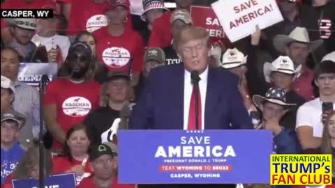 Donald J. Trump Rally in Casper, Wyoming. May 28, 2022.