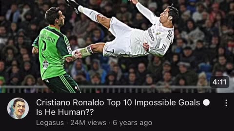 Cristiano ronaldo top 10 goals .. is he a human??