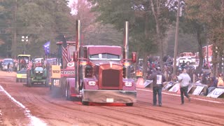 Kenworth Semi Daily Driver pulling the sled