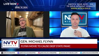 Gen. Michael Flynn Discusses Flynn Movie To Cause Deep State Panic