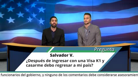 Después de ingresar con una Visa K1 y casarme debo regresar a mi país?