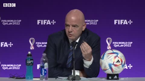 Fifa boss accuses West of "hypocrisy" in World Cup speech
