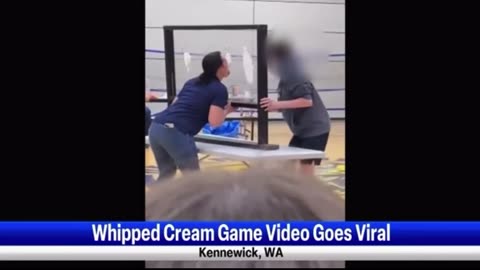 Washington State Teachers Lick Whipped Cream off Opposite Sides of Plexiglass of Students