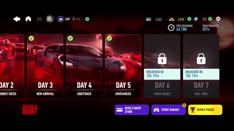 "DEVILS NIGHT BUGATTI DIVO: END AND BEGINING DAY 5 " "NFSNL SPECIAL EVENTS"