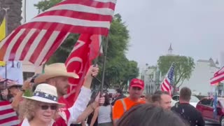 Trump Rally - Anaheim CA Today