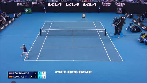 Miomir Kecmanovic v Carlos Alcaraz _ Round Four _ Extended Australian Open 2024