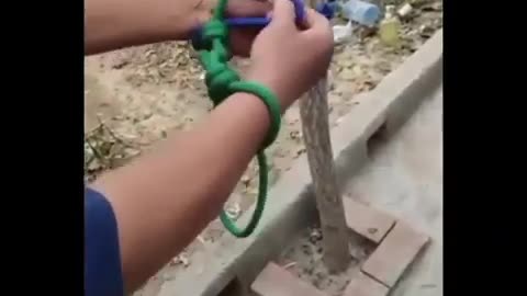 How to tie a rope!