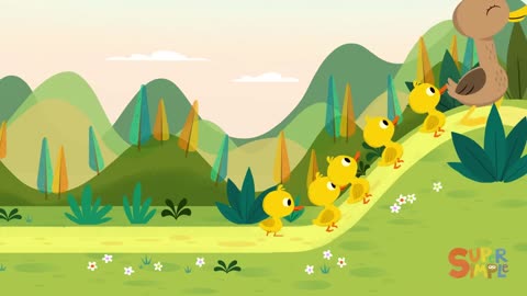 Five little ducks | Kids Song | Little kids song