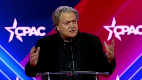 Steve Bannon at CPAC: "The storm is here. This is the most dangerous time in world history..."