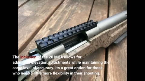 Customer Reviews: NIGHTFORCE X-Treme Duty for Remington 700 Short Action 20 MOA Picatinny-Style...