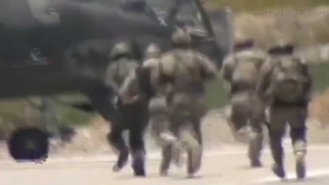 Peruvian MI35 Gunship Dropping And Extracting SOF Operatives