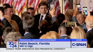 Barron Trump TOWERS Over Crowd At A Whopping 6' 7"