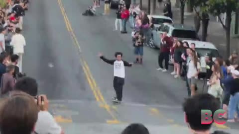 Skaters move San Francisco ‘hill bomb’ 2 streets over after police barricade original location