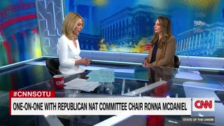 Ronna McDaniel assures Dana Bash that Donald Trump will pledge to support eventual 2024 GOP nominee