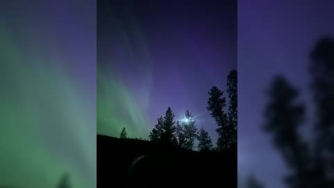 Northern Lights, 5-10-24, Seen from Republic, WA