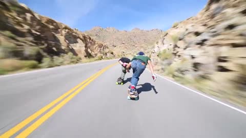 Raw Run - Ambulances (60mph+ Downhill Skateboarding)-7