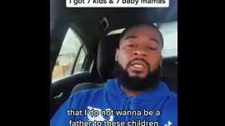 Irresponsible Black Father Has 7 Kids With 7 Women With No Accountability