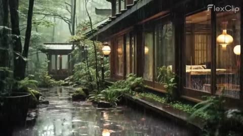 Zen Studio on a Rainy Day